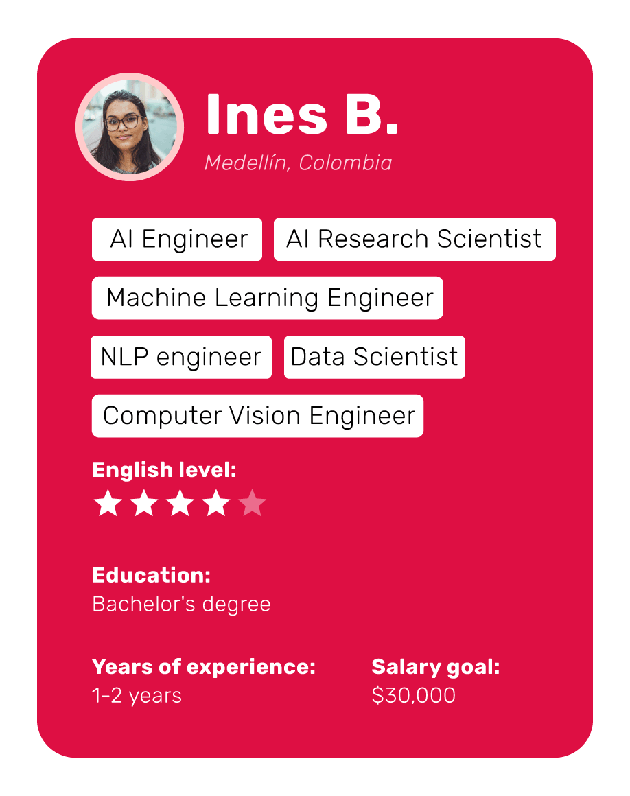 AI enginneer, ai research scientist, machine learning engineer, nlp engineer