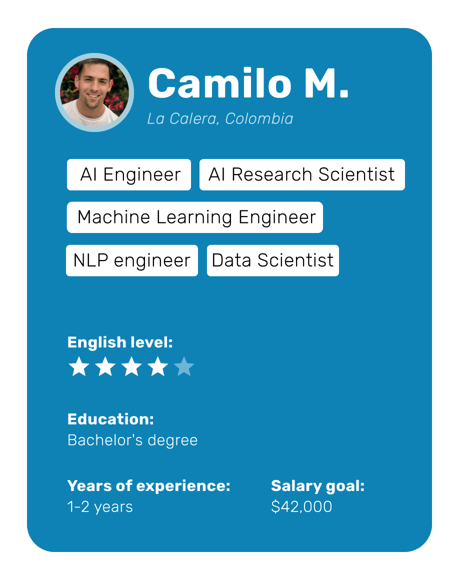 ai engineer, ai researcher, data scientist, machine learning engineer, nlp engineer