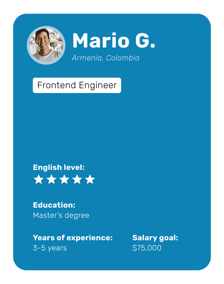 front end engineer