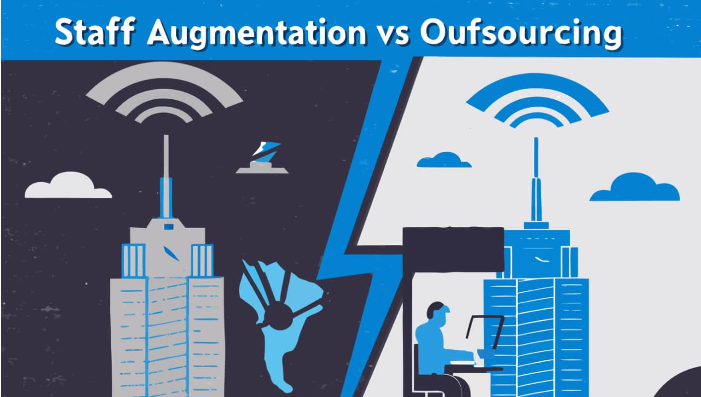 Staff augmentation vs outsourcing